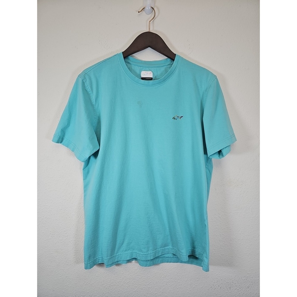 Greg Norman Men's Mint‎ Green Medium Short Sleeve Crew Neck Tee